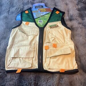 Nature Bound Kids Cargo Vest Ages/Size 6+ Play Time Adventure Pretend